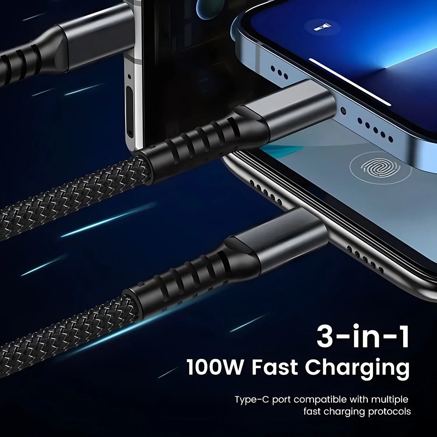 3 in 1 Charging Cable